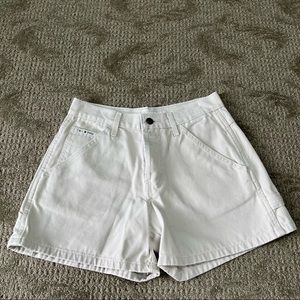 EUC Women's Vintage L.E.I Twill Button Fly Shorts size 3 in Beige